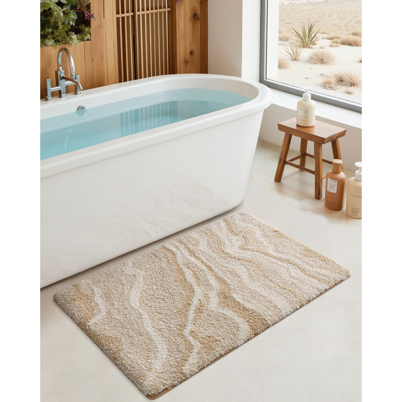 Soft and Absorbent Marble Bath Mat