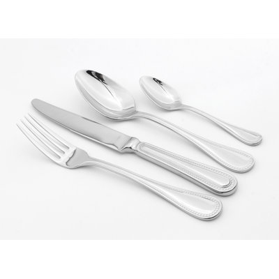 Cutlery Sets Stainless Steel 18/8 Catering Bead 16pc Set