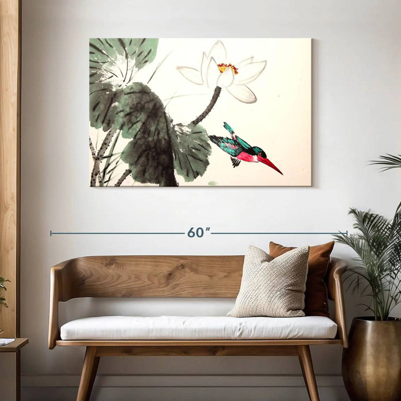 Peinture à l'encre Harnek, H 30 po x l 45 po