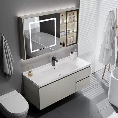 Simple modern style bathroom cabinet