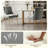 Velvet Upholstered Side Chair With Gold Legs -58014391-5490006
