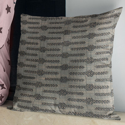 Needles Geometric Outdoor Reversible Throw Pillow