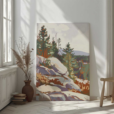 Rocky Mountain View I Print on Canvas