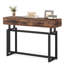 Console avec 2 tiroirs 39,37 po Evvie