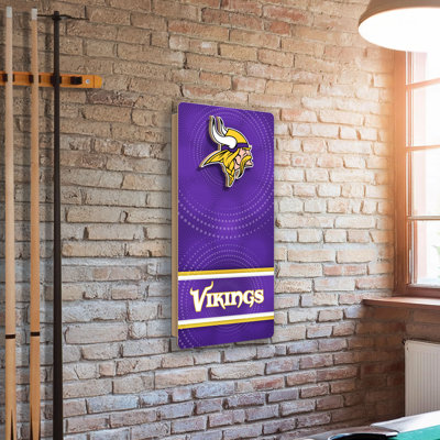 Mini-cornhole mural Minnesota Vikings