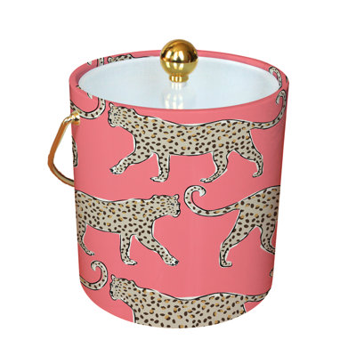 GODET LEOPARD CORAL ICE