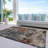 Machine Washable Indoor/Outdoor Xhevrie Taupe Rug-978109806