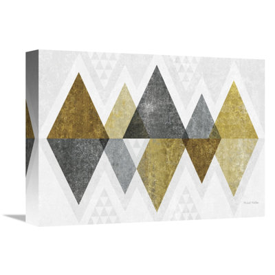 " Mod Triangles II Gold " by Michael Mullan