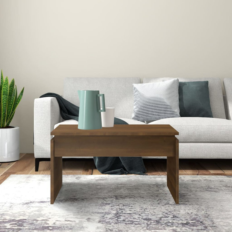 Goderski Sled Coffee Table, Brown Oak