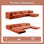 Convertible Floor Sofa Bed With Modular Design, High-Density Memory Foam, And No Assembly Required For Flexible Home Use.-1336565263