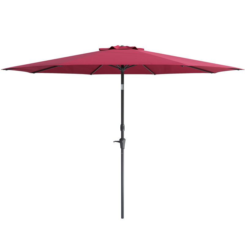 Parasol de marché 9,8 pi Bryn, Vin rouge