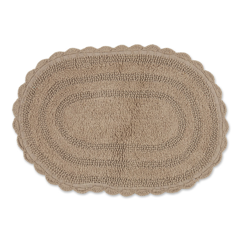 Hively Cotton Bath Mat, Small, Gray