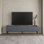 Meuble télé 70,9 po x 17,7 po x 12,4 po Modern Anthracite | 100% panneau de particules enduit de mélamine, épaisseur: 0,7 pouce | Conception murale, concept rayé | Élégant et fonctionnel pour les salons et les espaces multimédias
