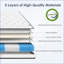 Matelas, ressorts ensachés individuellement 12 po. Ivoire | Mousse et ressort-1233919660-1233919662