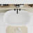 47-Inch Oval Acrylic Freestanding White Soaking Bathtub, Certified By CUPC