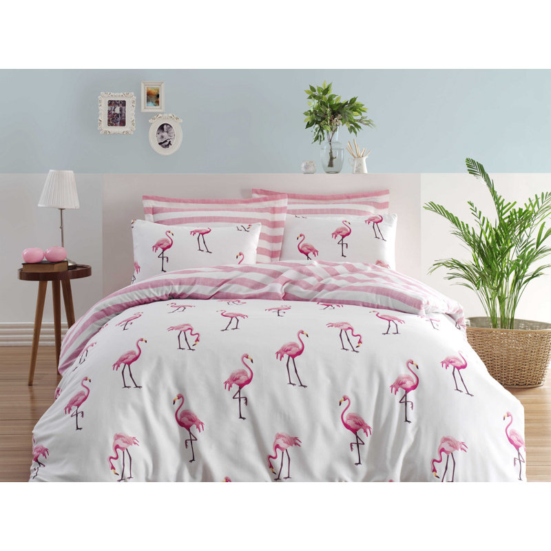 Cotton Blend Animal Print Duvet Cover