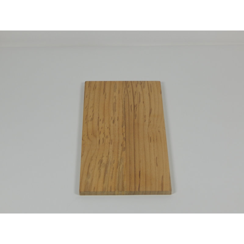 Garniture latérale de terrasse teck, H 0,38 po x l 5,75 po x P 12 po