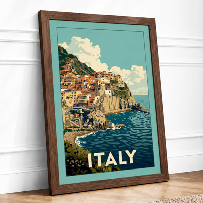 Postcard from Italy Vintage - Framed Print