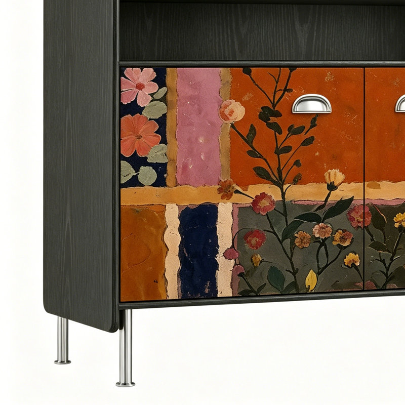 Modern Retro Simple Style Accent Cabinet