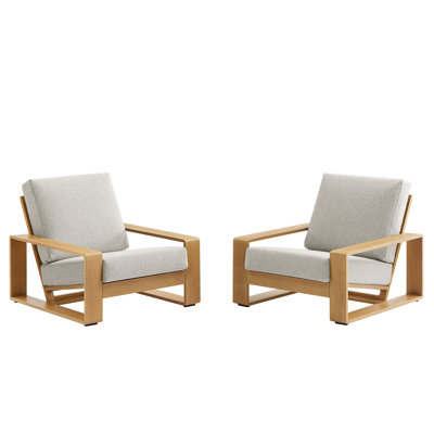 Ensemble de 2 fauteuils d'extérieur Lirienne