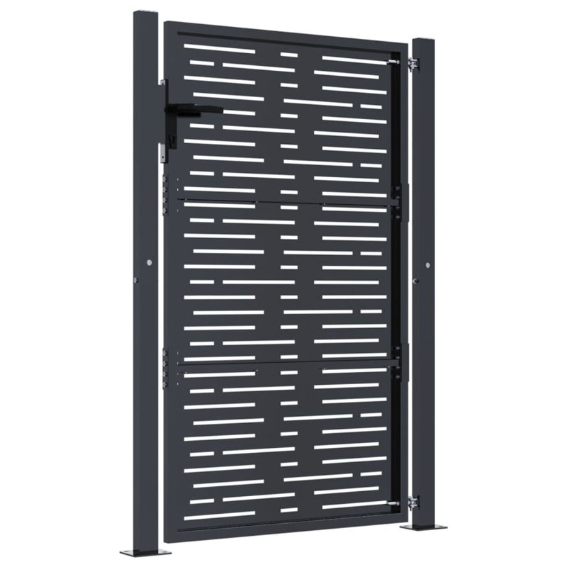 Ammadas Grey Metal Gate, 130cm H x 105cm W