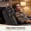 Fauteuil inclinable électrique de 27 po de largeur avec massage vibratoire et chaleur, appui-tête réglable-1460018152