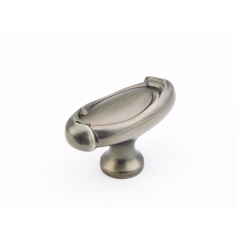 French Novelty Knob, Antique Nickel