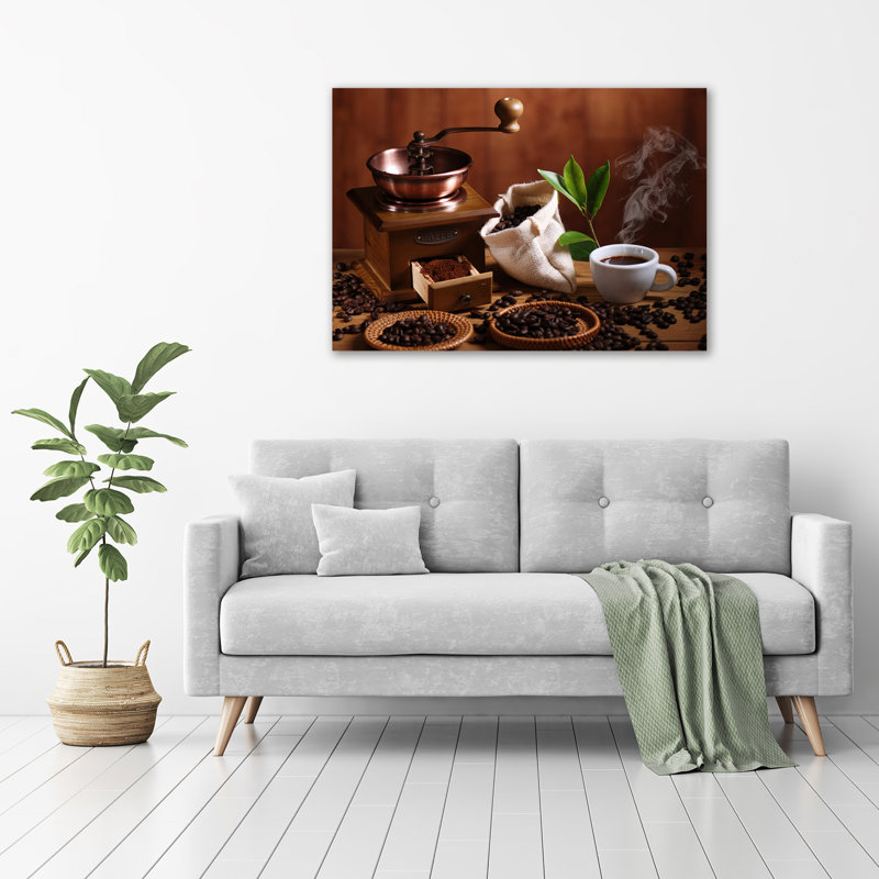 A Cup Of Espresso - No Frame Print on Glass
