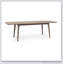 Table de salle à manger d'extérieur extensible en bois d'acacia