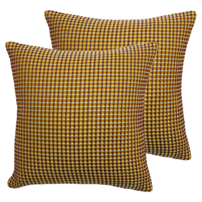 Geometric Square Throw Cushion