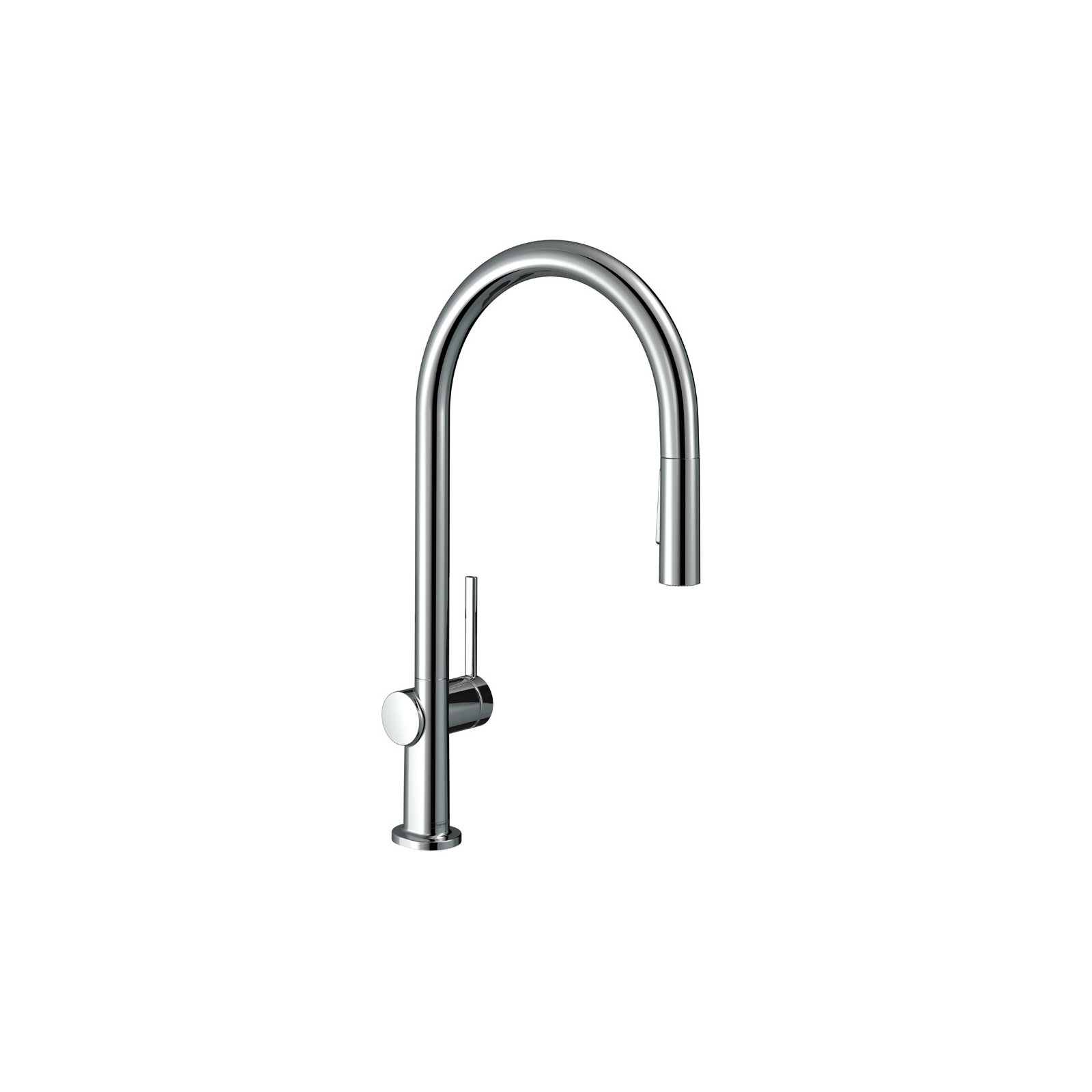 hansgrohe Talis N HighArc Kitchen Faucet, O-Style 2-Spray Pull-Down, 1.75 GPM, Chrome