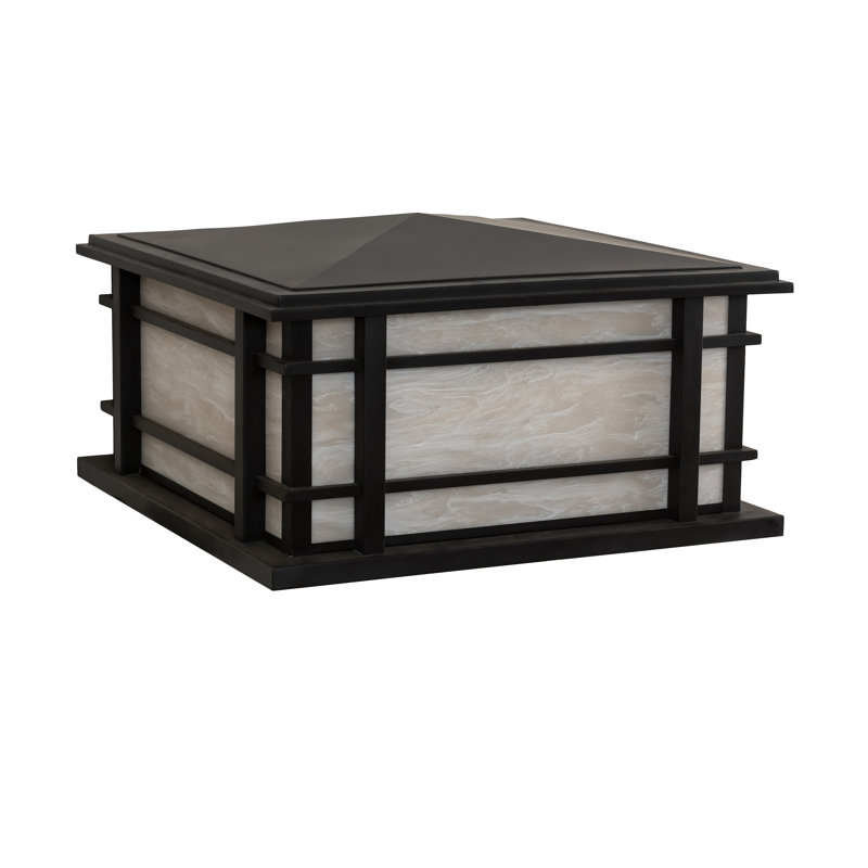 Luminaire carré pour pilier 26 po Rochester