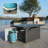 Lois Rectangle Aluminum Propane Fire Pit-93738264