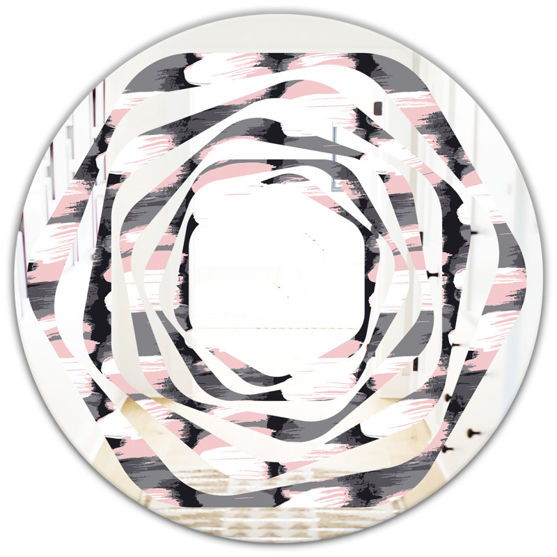 Miroir mural Whirl, H 23,6 po x l 23,6 po