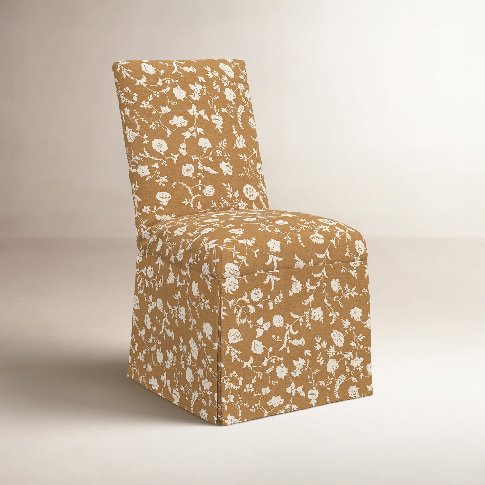 Silvia Parsons Dining Chair, Robina Floral Ochre
