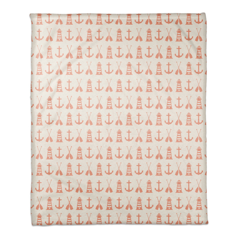 Hand Woven Throw Blanket, Orange