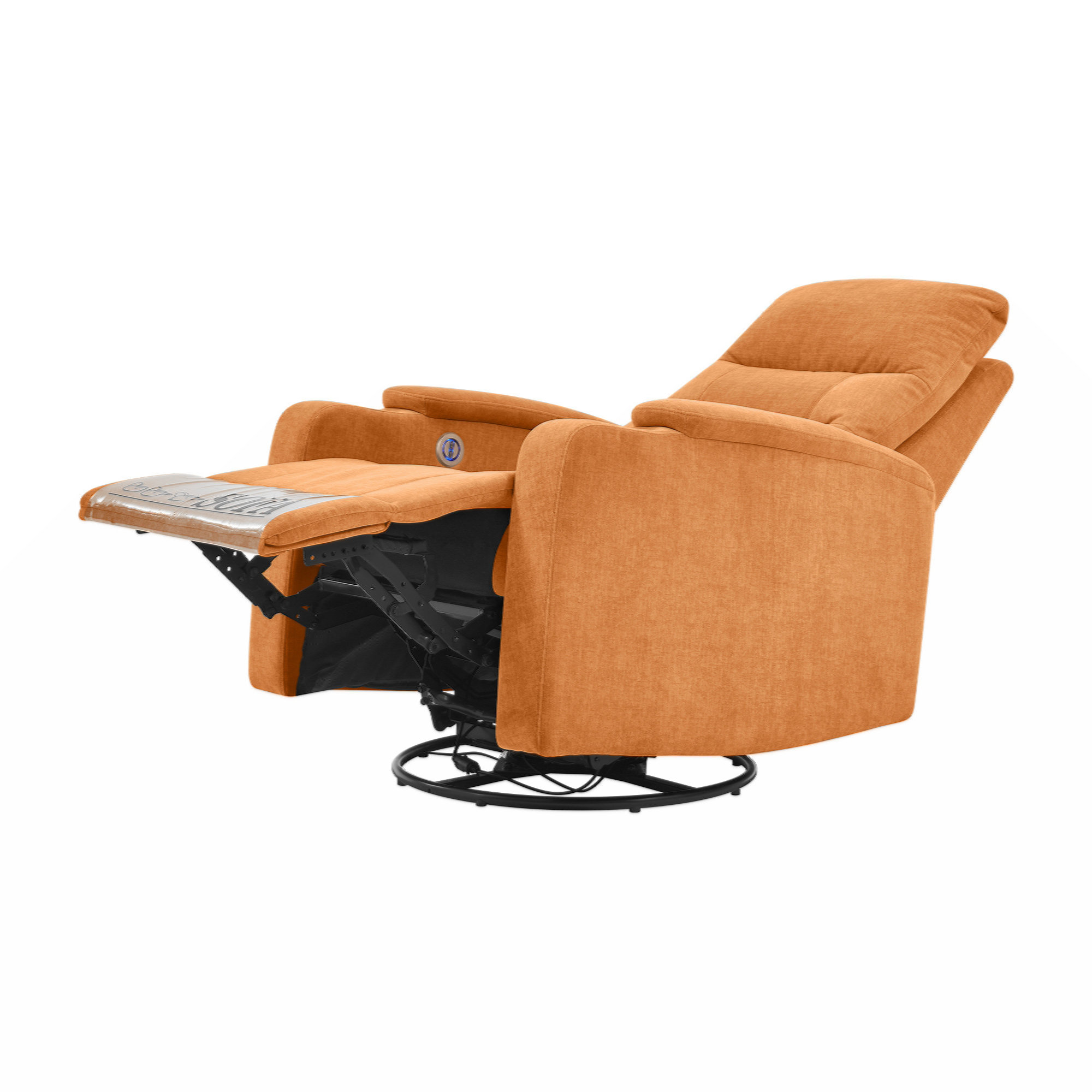 Latitude Run® Kimra Upholstered Swivel Recliner 