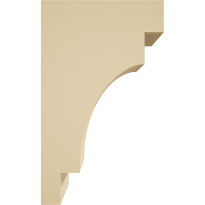 6"W X 6"D X 10"H Mediterranean Signature Urethane Corbel, Primed Tan
