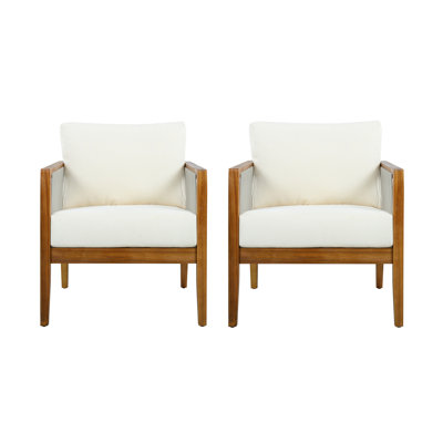 Chaises club d'extérieur (ensemble de 2)
