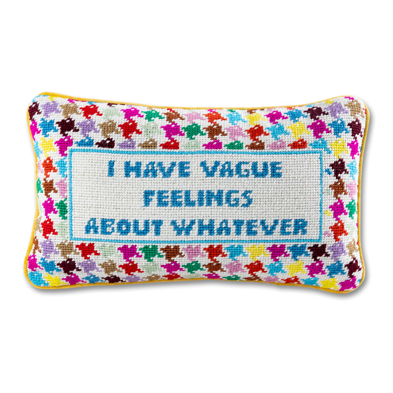 Geometric Cotton Throw Pillow