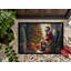 Paillasson miniature Pinscher and Santa Claus-1043149084