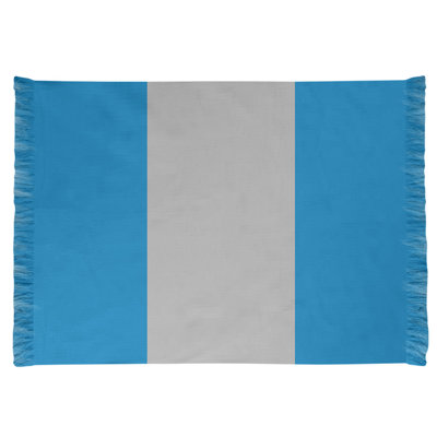 Tapis bleu football caroline