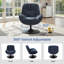 Bilbe Upholstered Boucle Swivel Lounge Chair-1943311173