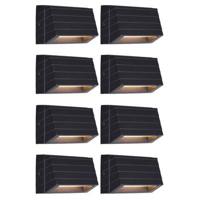 Lumières de pont DEL 5CCT, 12 à 24 V CA / CC, boîtier en aluminium noir, basse tension