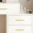 White, Modern Vanity Set With Light And Mirror; 6 Storage Drawers + Dividers + Cushioned Stool; Bedroom Women's Dressing Table.-1338630341
