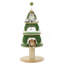 Arbre de Noël pour chat 51,2 "avec poteau à griffes épais, 3 condos - Meuble robuste avec cadre en métal et tapis remplaçable pour chaton d'intérieur-182830344