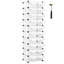 20 Pair Stackable Shoe Storage Cabinet