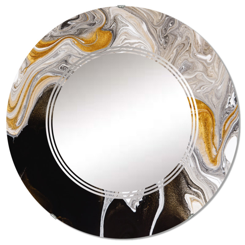 Circle Mirror, 24" x 24"