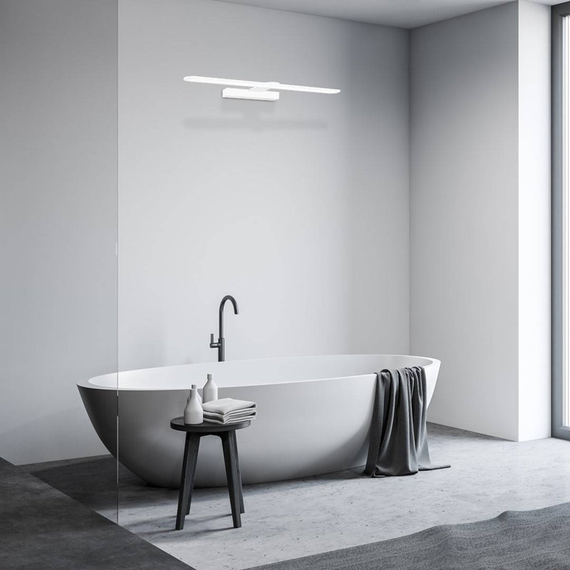 Breier LED Armed Sconce, White