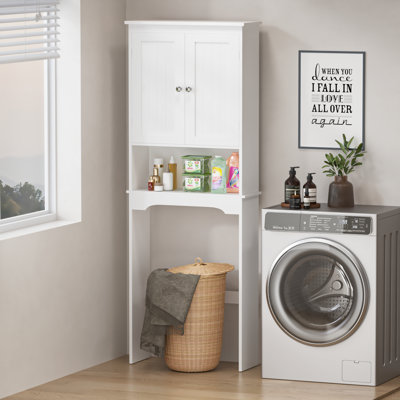 Over The Toilet Storage Cabinet, Bathroom Shelf Over Toilet, Bathroom Storage Cabinet Organizer,Wood Bathroom Space Saver